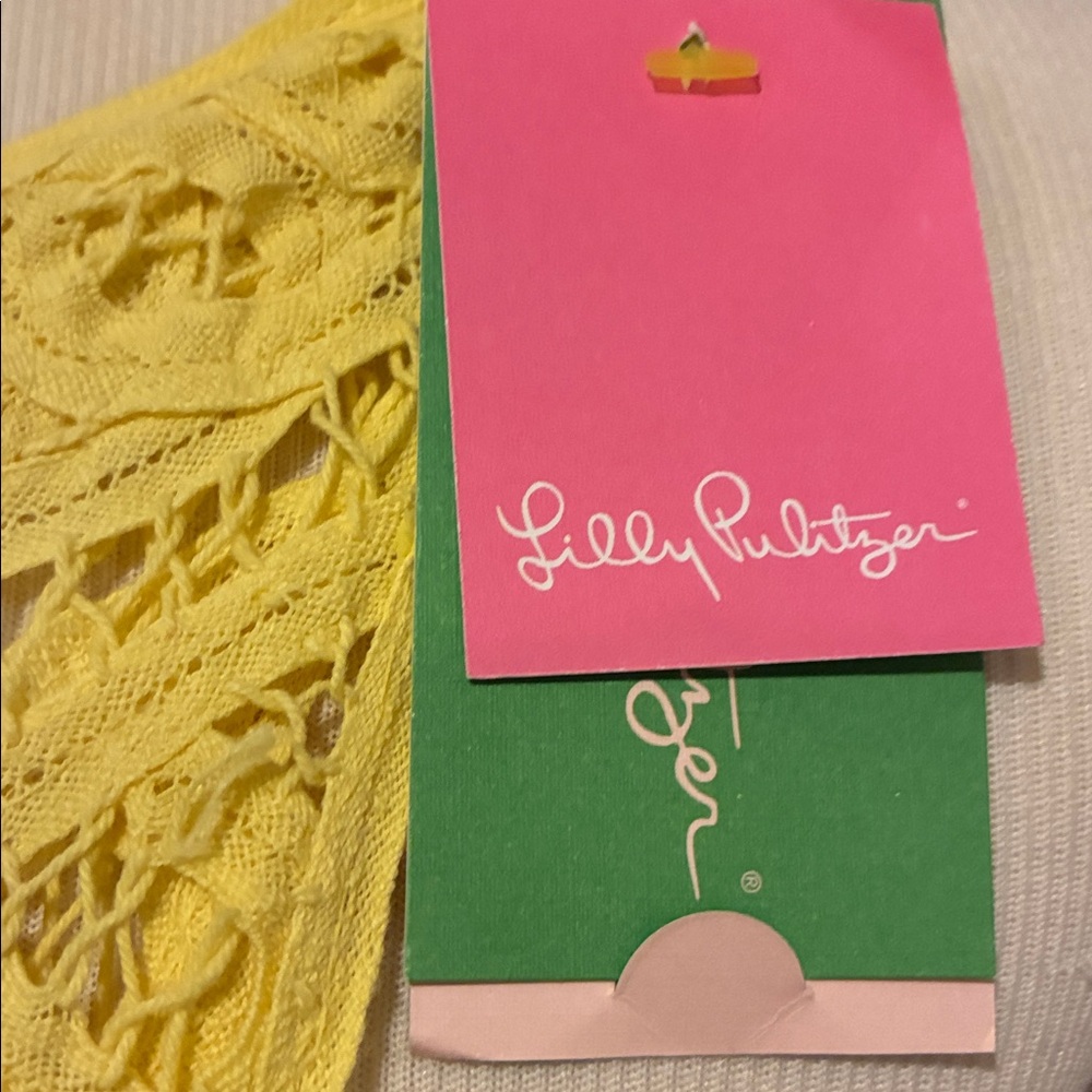 Lilly Pulitzer Sunny Yellow Lace Mini Dress Retail $398 - Picture 5 of 7